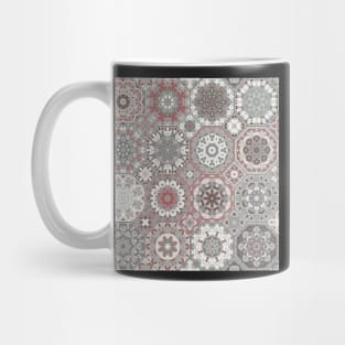 Octagonal Oriental and ethnic motifs in patterns. Mug